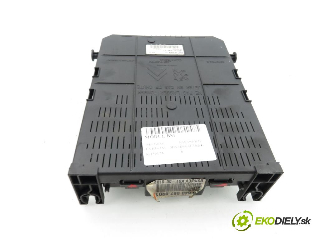 PEUGEOT PARTNER Skrzynia FURGON 2008 66,00 1.6 HDi 16V - 9HX (DV6AUTED4) 1560,00 MODUL BSI 966405878001
