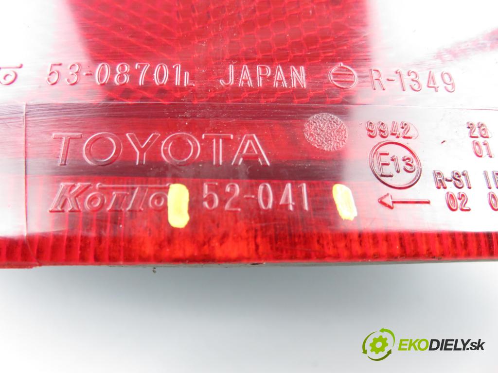 TOYOTA YARIS (_P1_) HB 2001 78,00 1.5 (NCP13_) - 1NZ-FE 1497,00 Svetlo ľavé zadné 52041
