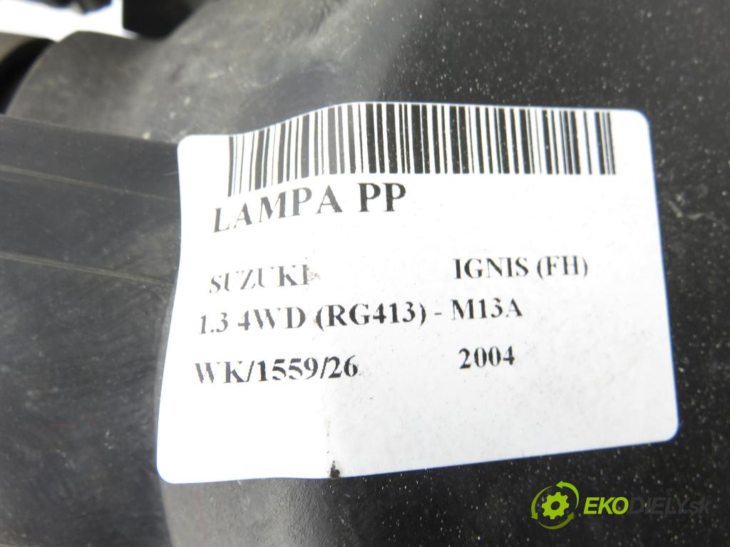 SUZUKI IGNIS (FH) HB 2001 61,00 1.3 4WD (RG413) - M13A 1328,00 Svetlo PP P0361