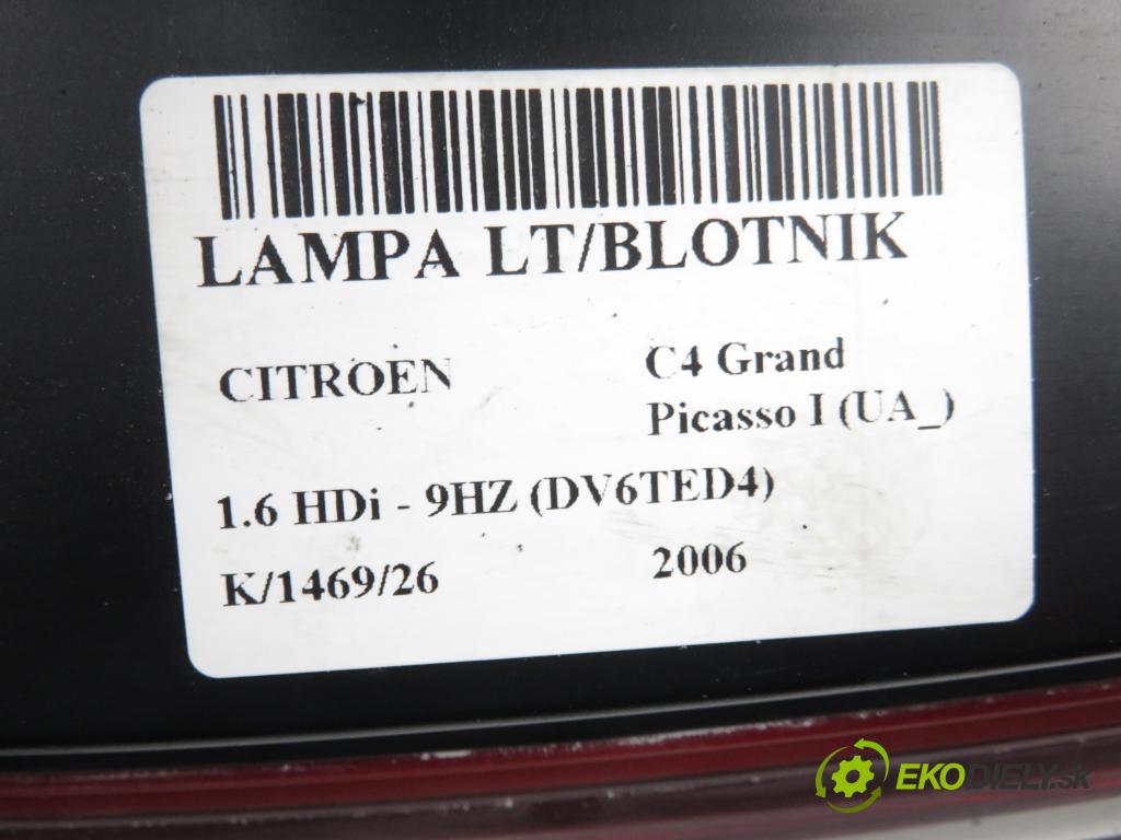 CITROEN C4 Grand Picasso I (UA_) MINIVAN 2006 80,00 1.6 HDi - 9HZ (DV6TED4) 1560,00 Svetlo ľavé zadné 00946601