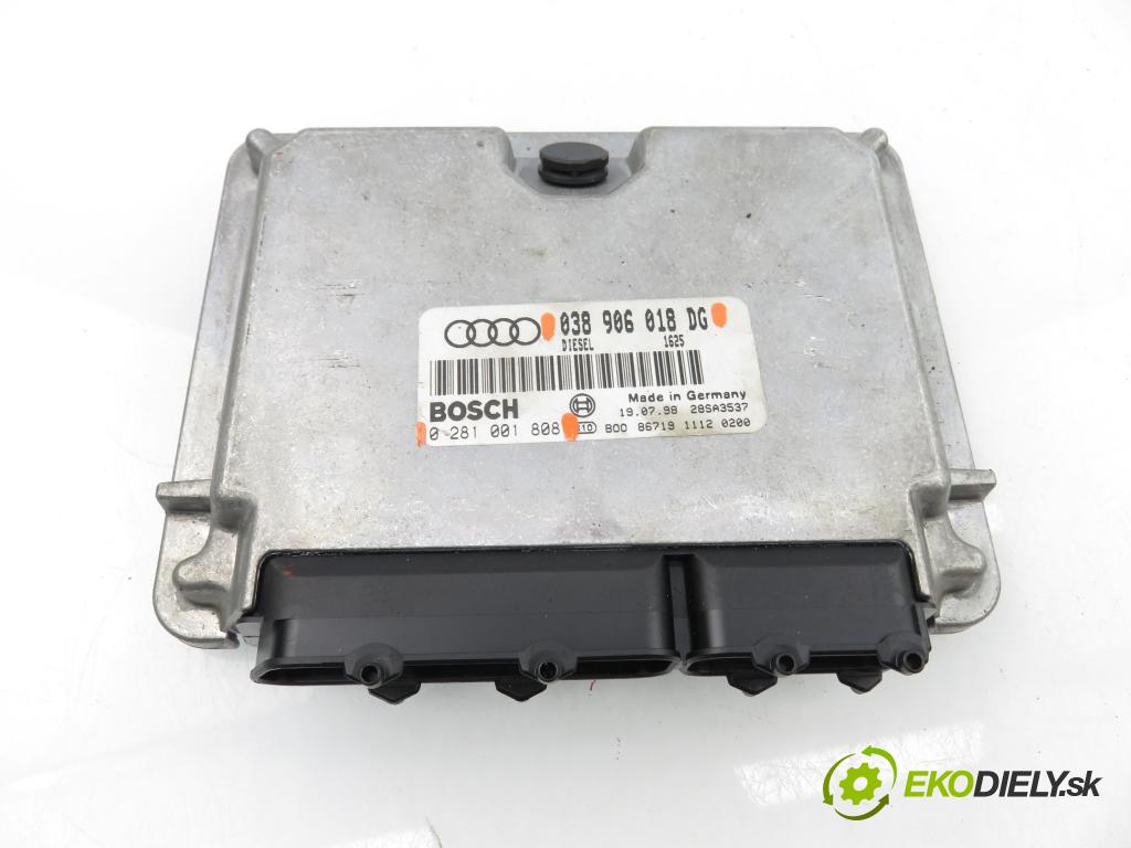 AUDI A6 (4B2, C5) SEDAN 1998 81,00 1.9 TDI - AFN 1896,00 Riadiaca jednotka Motor 0281001808 ; 038906018DG