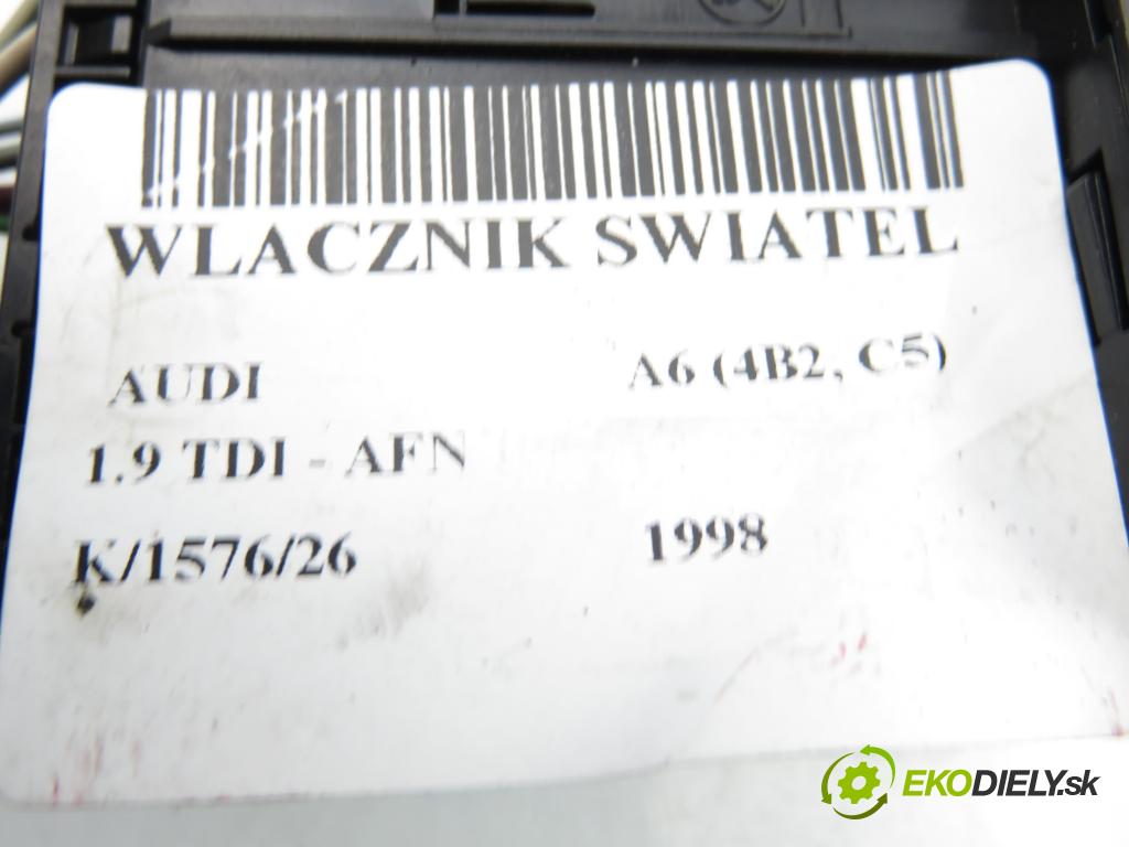 AUDI A6 (4B2, C5) SEDAN 1998 81,00 1.9 TDI - AFN 1896,00 přepínač světla 4B1941531C