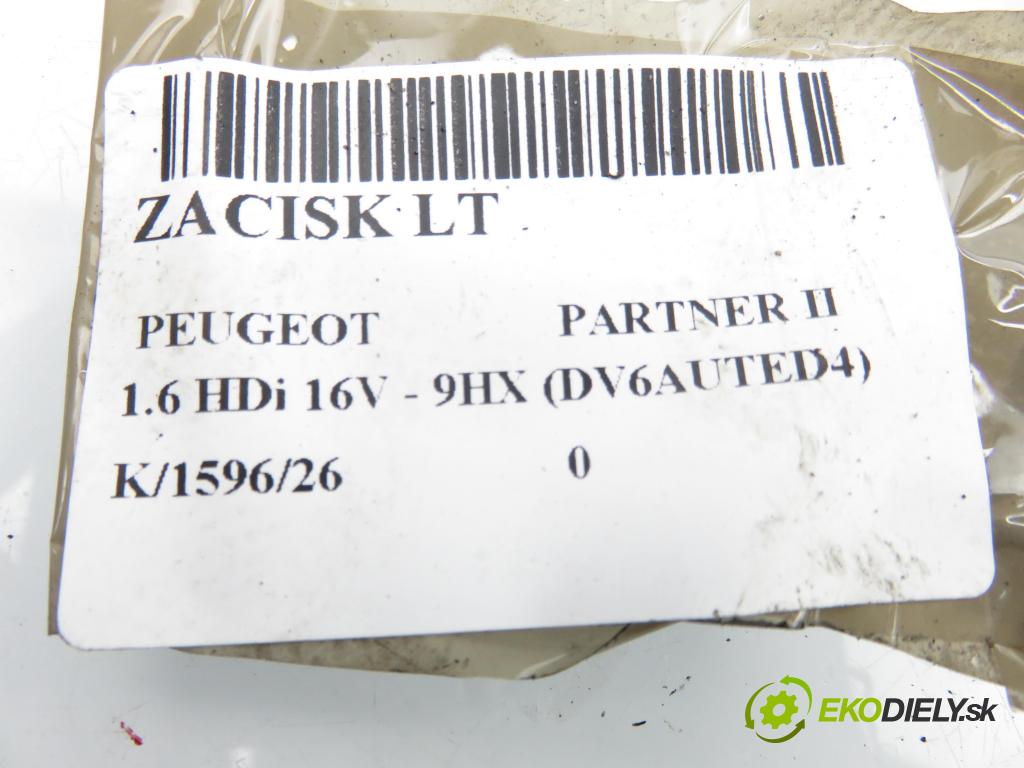 PEUGEOT PARTNER Skrzynia FURGON 2008 66,00 1.6 HDi 16V - 9HX (DV6AUTED4) 1560,00 brzdič třmen LT