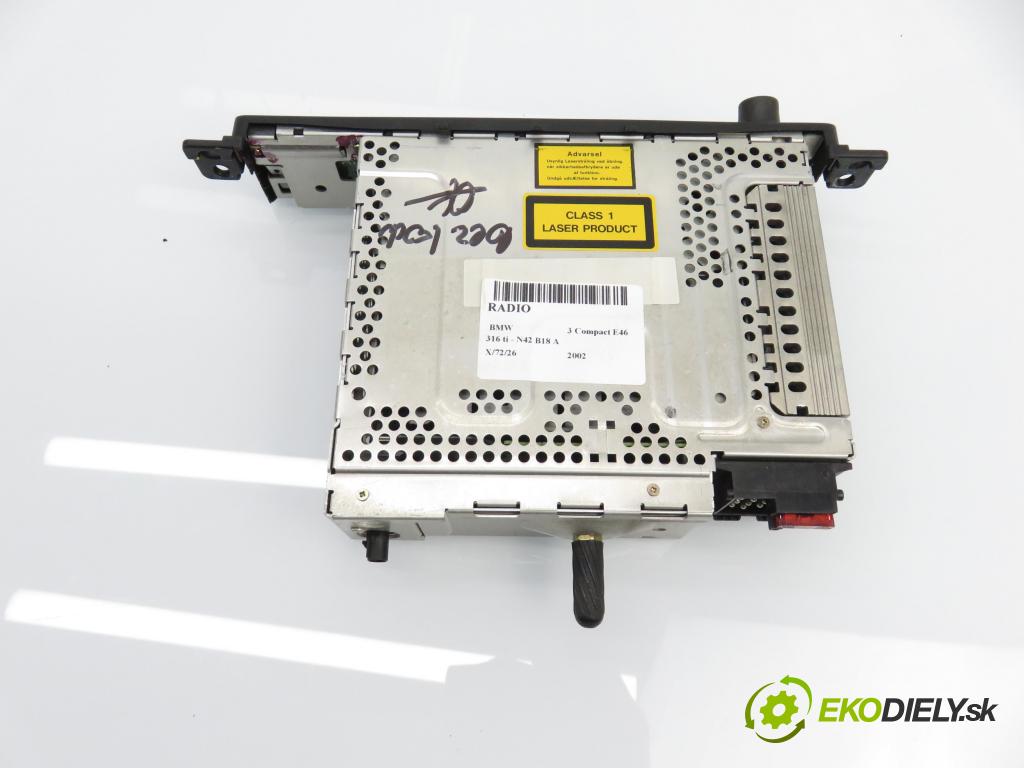 BMW 3 Compact (E46) HB 2002 85,00 316 ti - N42 B18 A 1796,00 RADIO CD 6919072
