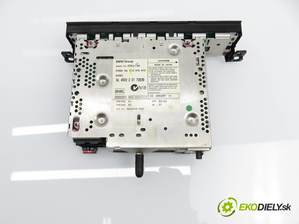 BMW 3 Compact (E46) HB 2002 85,00 316 ti - N42 B18 A 1796,00 RADIO CD 6919072