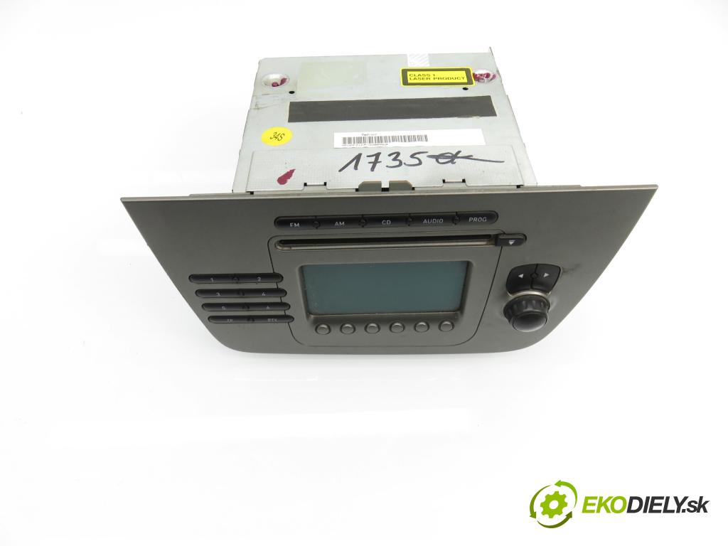 SEAT ALTEA (5P1) HB 2005 77,00 1.9 TDI PD 105 - BXE 1896,00 RADIO CD 5P10351521GZ