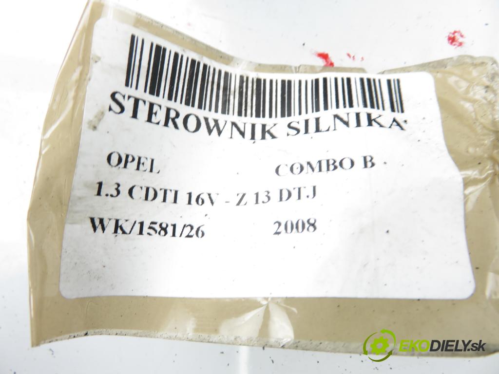 OPEL COMBO Nadwozie pełne/minivan KOMBIVAN 2008 55,00 1.3 CDTI 16V - Z 13 DTJ 1248,00 Riadiaca jednotka Motor 55566401HL ; MJD602C1