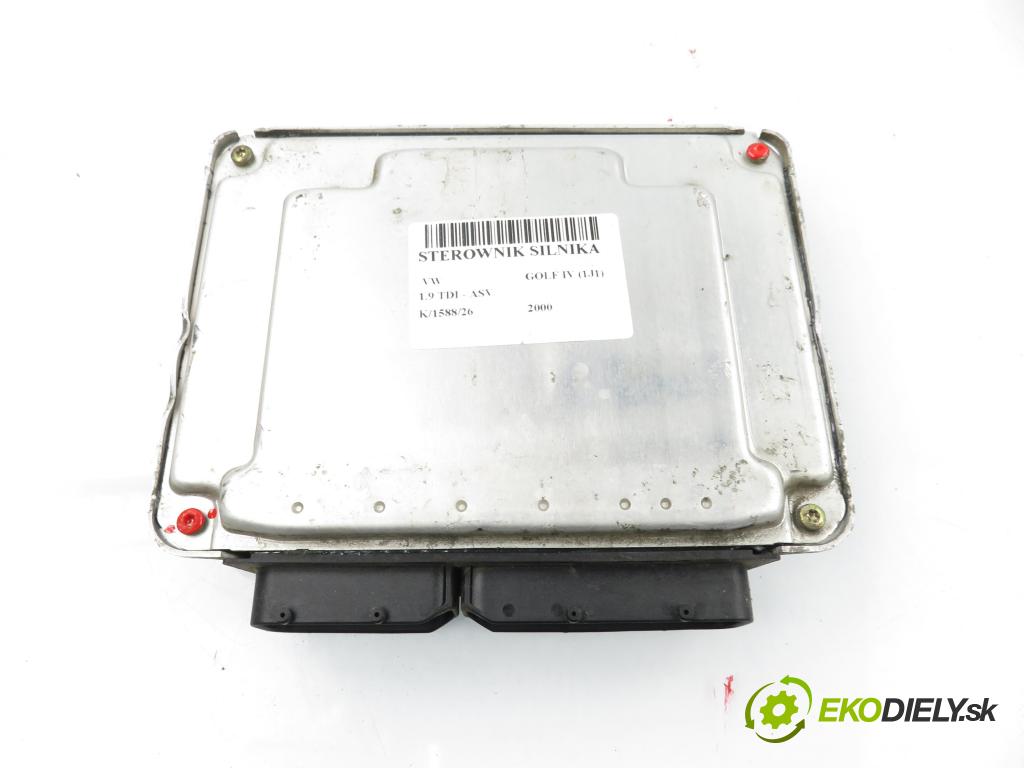 VW GOLF IV (1J1) HB 2000 81,00 1.9 TDI - ASV 1896,00 Riadiaca jednotka Motor 0281010126 ; 038906012AP