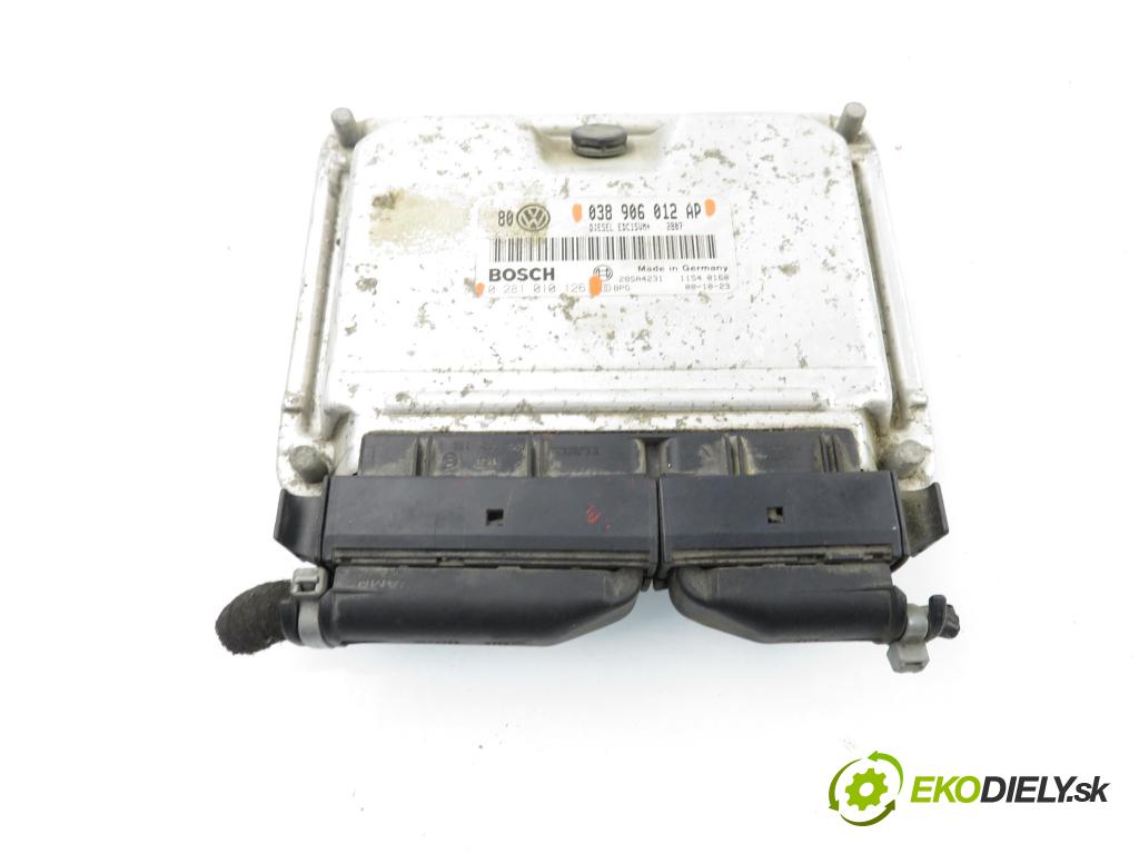 VW GOLF IV (1J1) HB 2000 81,00 1.9 TDI - ASV 1896,00 Riadiaca jednotka Motor 0281010126 ; 038906012AP