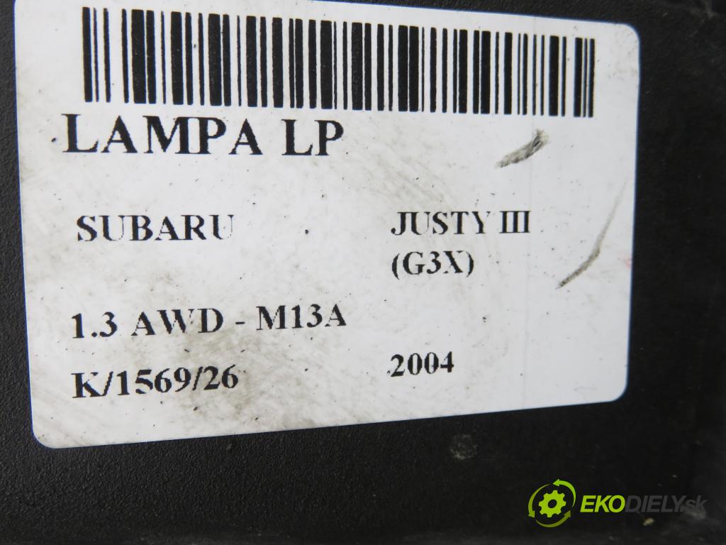 SUBARU JUSTY III (G3X) HB 2004 69,00 1.3 AWD - M13A 1328,00 Svetlo LP