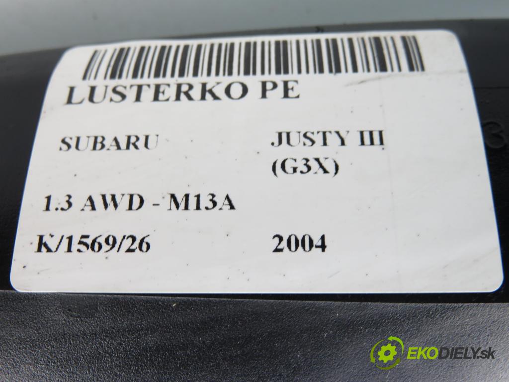 SUBARU JUSTY III (G3X) HB 2004 69,00 1.3 AWD - M13A 1328,00 Spätné zrkadlo