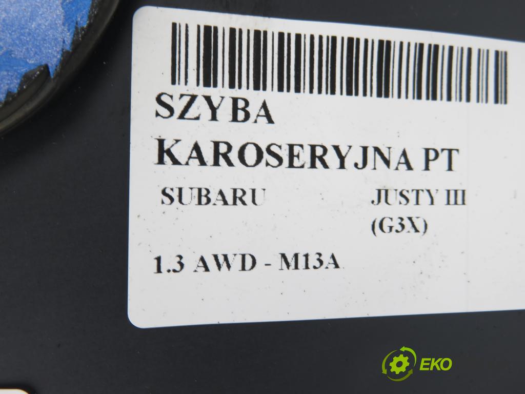 SUBARU JUSTY III (G3X) HB 2004 69,00 1.3 AWD - M13A 1328,00 Okno dverí pravé zadné