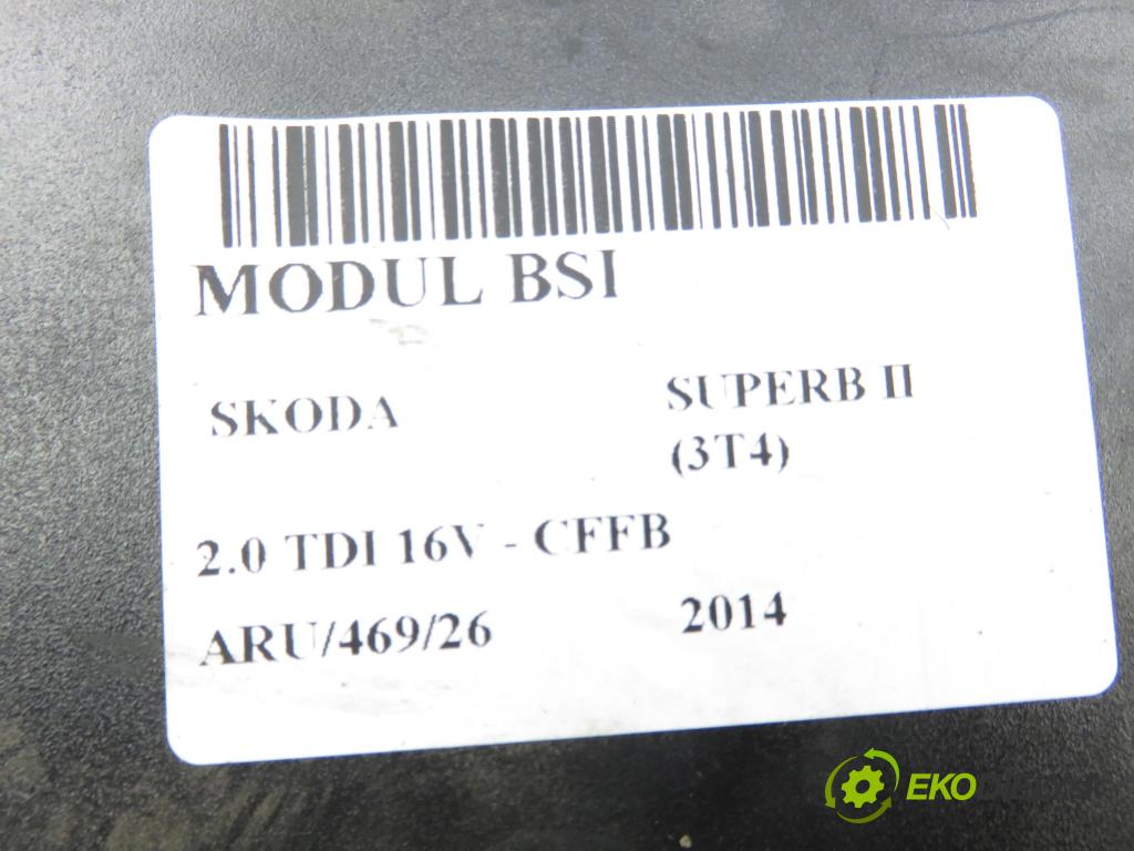 SKODA SUPERB II (3T4) SEDAN 2014 103,00 2.0 TDI 16V - CFFB 1968,00 MODUL BSI 1K0937087AN ; 5DK00966510