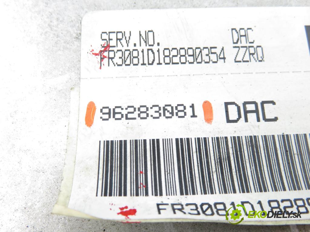 DAEWOO LANOS (KLAT) HB 2000 73,00 1.5 16V - A15DMS 1498,00 řídící jednotka motora 96283081