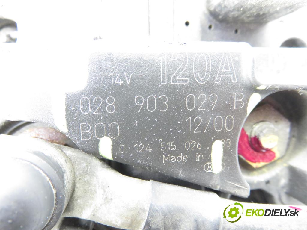 FORD GALAXY (WGR) VAN 2002 85,00 1.9 TDI - AUY 1896,00 Alternátor 028903029B ; 0124515026 (Alternátor)