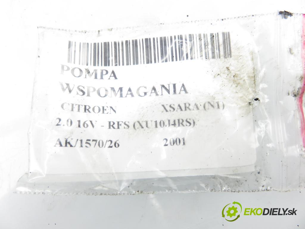 CITROEN XSARA (N1) HB 2001 120,00 2.0 16V - RFS (XU10J4RS) 1998,00 Pumpa servočerpadlo 9641743180 ; 26082233QJ ; 9638097980 (Servočerpadlo)