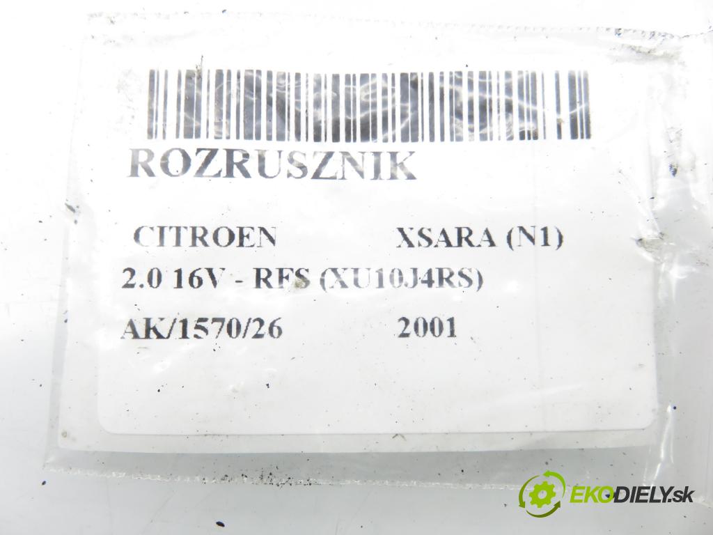 CITROEN XSARA (N1) HB 2001 120,00 2.0 16V - RFS (XU10J4RS) 1998,00 startér D6RA661 (Startér)