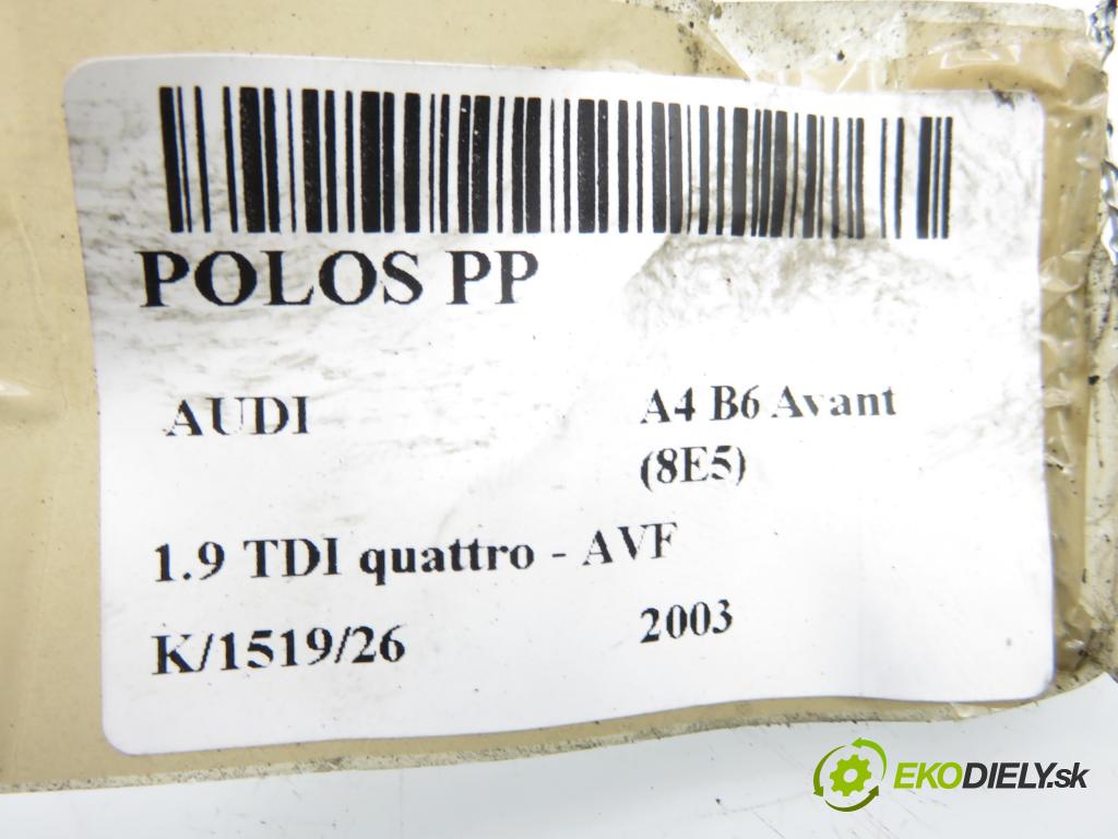 AUDI A4 Avant (8E5, B6) KOMBI 2003 96,00 1.9 TDI quattro - AVF 1896,00 poloos PP 8E0407272AH