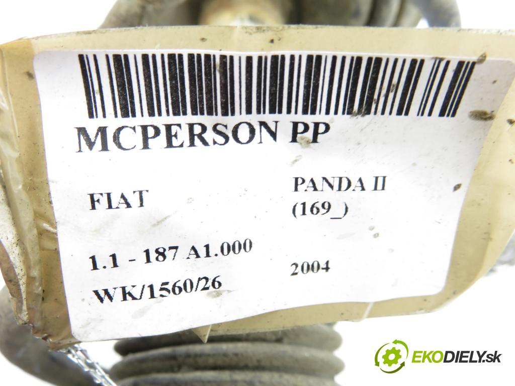 FIAT PANDA (169_) HB 2004 40,00 1.1 54 - 187 A1.000 1108,00 MCPERSON PP
