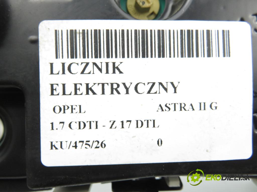 OPEL ASTRA G sedan (T98) SEDAN 2003 59,00 1.7 CDTI - Z 17 DTL 1686,00 prístrojovka elektrický 24451492TG