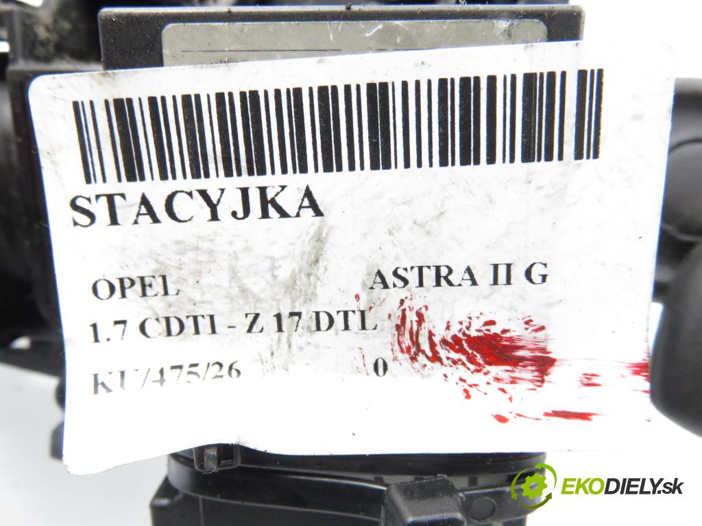 OPEL ASTRA G sedan (T98) SEDAN 2003 59,00 1.7 CDTI - Z 17 DTL 1686,00 spinačka 90589313 ; 90589389 ; 24413106 (Spínacia skrinka)