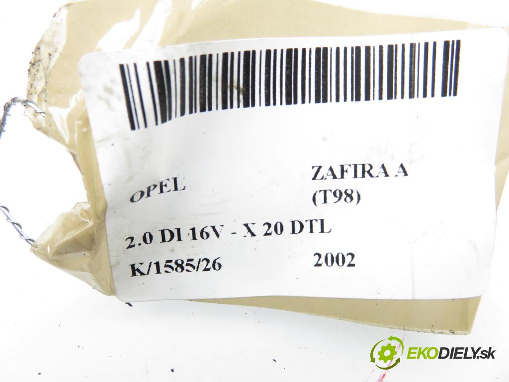 OPEL ZAFIRA A Nadwozie Wielkopojemne (MPV) (T98)  MINIVAN 2002 60,00 2.0 DI 16V - X 20 DTL 1995,00 chladič vody