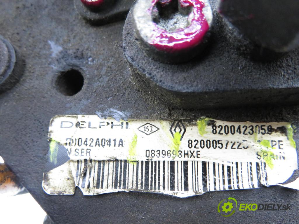 RENAULT CLIO II (BB_, CB_) HB 2004 47,00 1.5 dCi (B/CB3M) - K9K 740 1461,00 Pumpa vysokého tlaku R9042A041A ; 8200423059 ; 8200057225