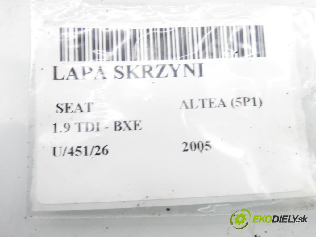 SEAT ALTEA (5P1) HB 2005 77,00 1.9 TDI PD 105 - BXE 1896,00 uchycení převodovky 1K0199117AG
