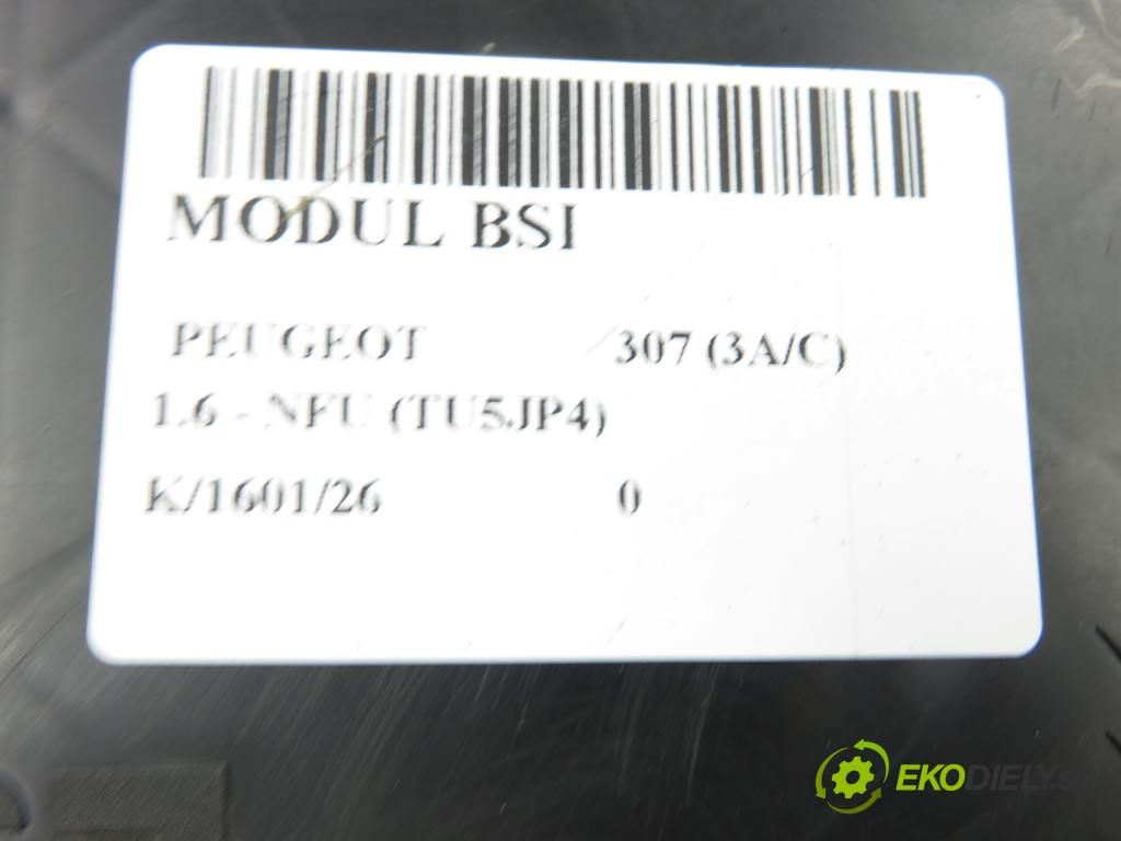 PEUGEOT 307 (3A/C) HB 2001 81,00 1.6 - NFU (TU5JP4) 1587,00 MODUL BSI 9636760580E