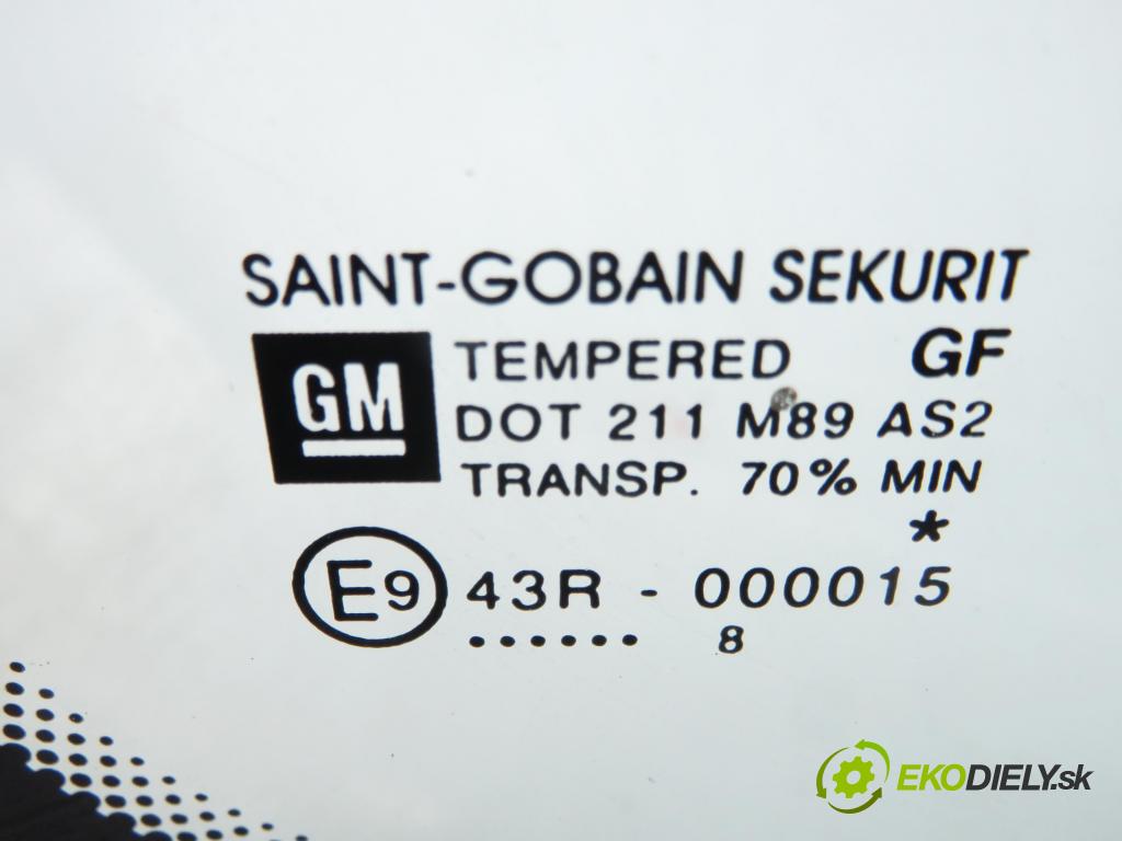 OPEL COMBO Nadwozie pełne/minivan KOMBIVAN 2008 55,00 1.3 CDTI 16V - Z 13 DTJ 1248,00 okno dveří LT