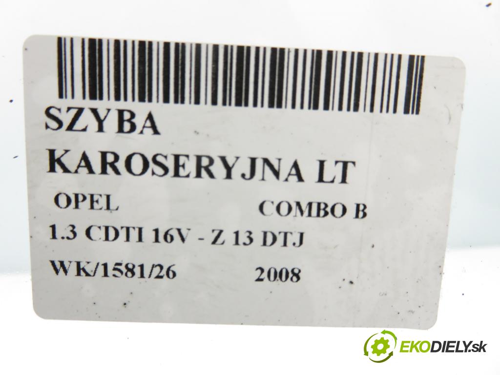 OPEL COMBO Nadwozie pełne/minivan KOMBIVAN 2008 55,00 1.3 CDTI 16V - Z 13 DTJ 1248,00 okno dveří LT