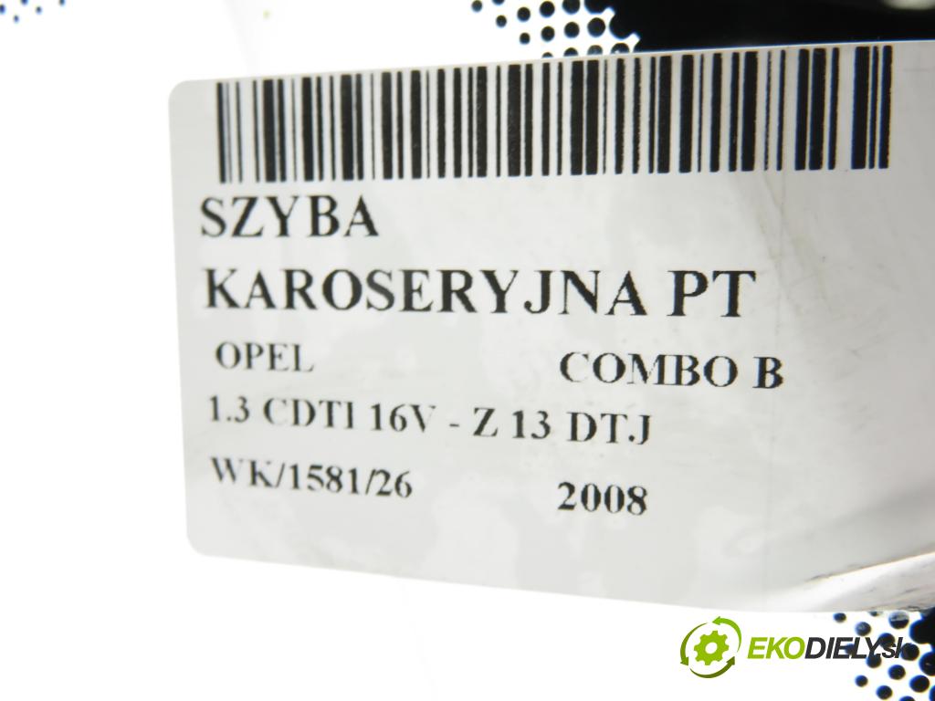 OPEL COMBO Nadwozie pełne/minivan KOMBIVAN 2008 55,00 1.3 CDTI 16V - Z 13 DTJ 1248,00 okno dveří PT