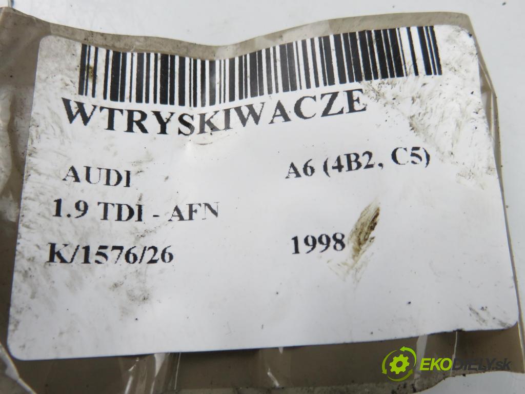 AUDI A6 (4B2, C5) SEDAN 1998 81,00 1.9 TDI - AFN 1896,00 Vstrekovacie ventily 028130201S ; 028130201T (Vstrekovací ventil)