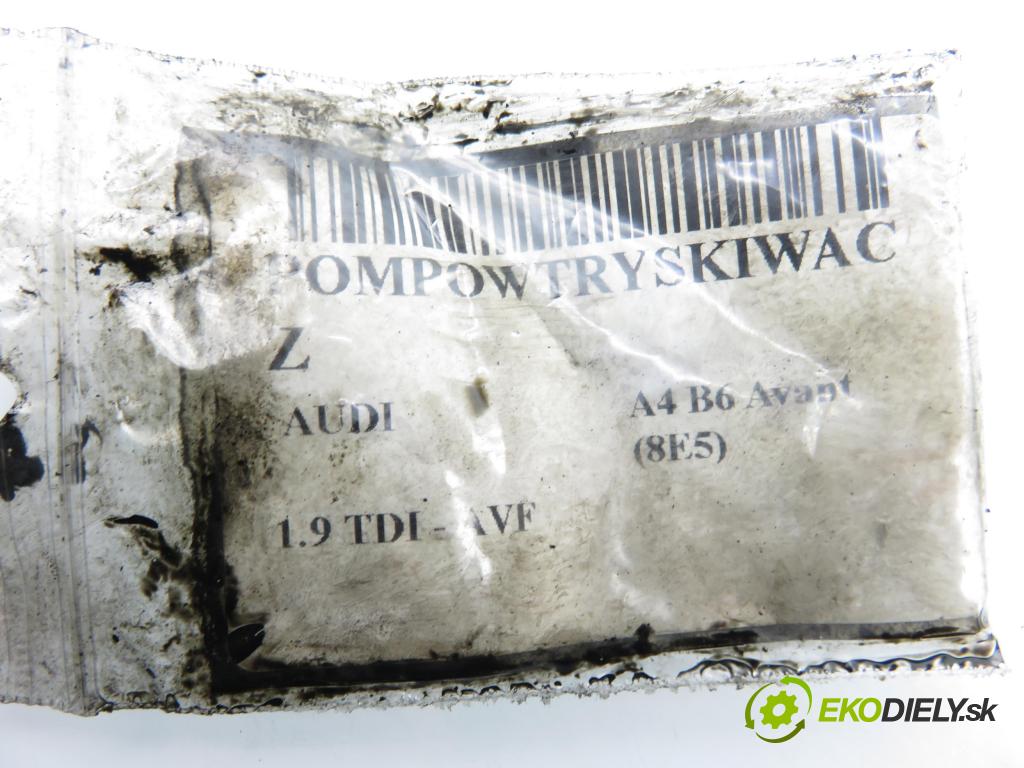 AUDI A4 Avant (8E5, B6) KOMBI 2004 96,00 1.9 TDI - AVF 1896,00 vstříkovač 038130073BA ; 0414720216 (Vstřikovač paliva)
