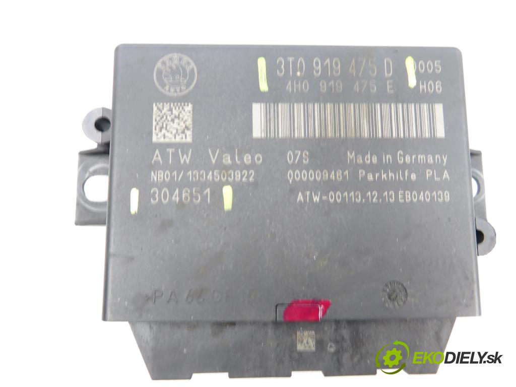 SKODA SUPERB II (3T4) SEDAN 2014 103,00 2.0 TDI 16V - CFFB 1968,00 MODUL 3T0919475D ; 4H0919475D ; 304651