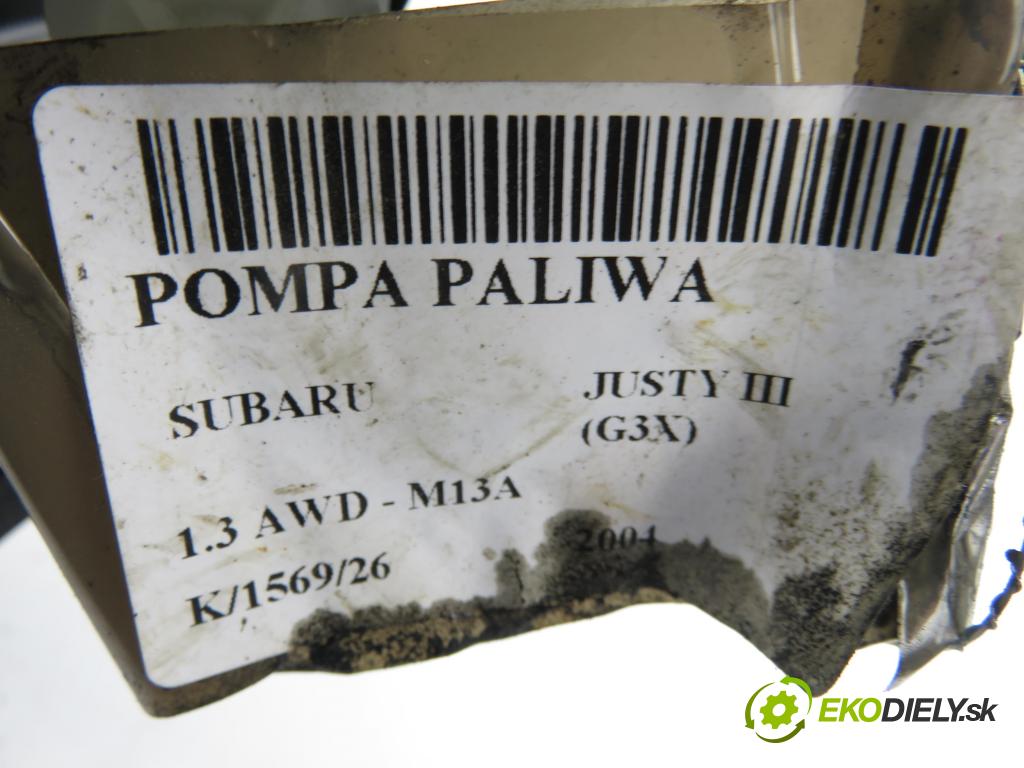 SUBARU JUSTY III (G3X) HB 2004 69,00 1.3 AWD - M13A 1328,00 pumpa paliva 1510083E00