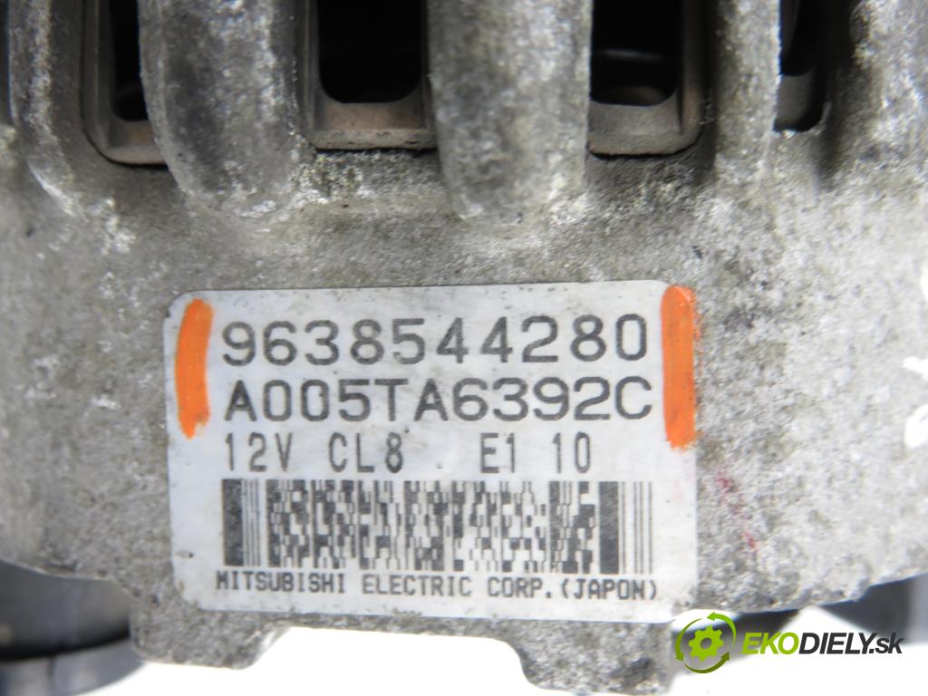 PEUGEOT 307 (3A/C) HB 2001 81,00 1.6 - NFU (TU5JP4) 1587,00 Alternátor 9638544280 ; A005TA6392C (Alternátor)