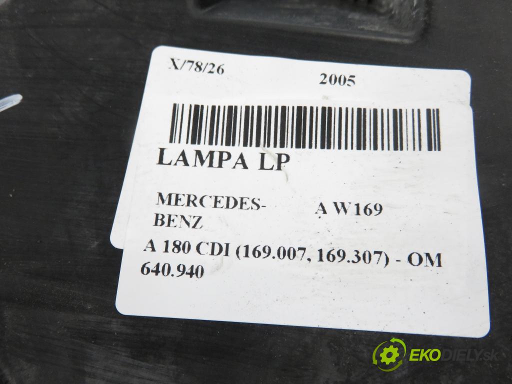 MERCEDES-BENZ KLASA A (W169) HB 2005 80,00 A 180 CDI (169.007, 169.307) - OM 640.940 1991,00 Svetlo LP 0301197201