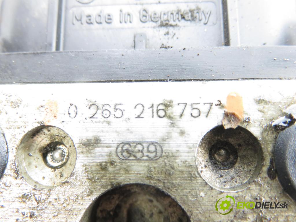 PEUGEOT 307 (3A/C) HB 2003 66,00 2.0 HDi 90 - RHY (DW10TD) 1997,00 Pumpa ABS 0273004562 ; 9643777980 ; 0265216757 (Pumpa ABS)