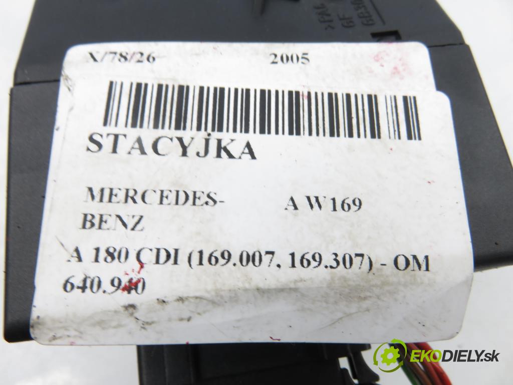 MERCEDES-BENZ KLASA A (W169) HB 2005 80,00 A 180 CDI (169.007, 169.307) - OM 640.940 1991,00 spinačka 1695451508 (Spínacia skrinka)