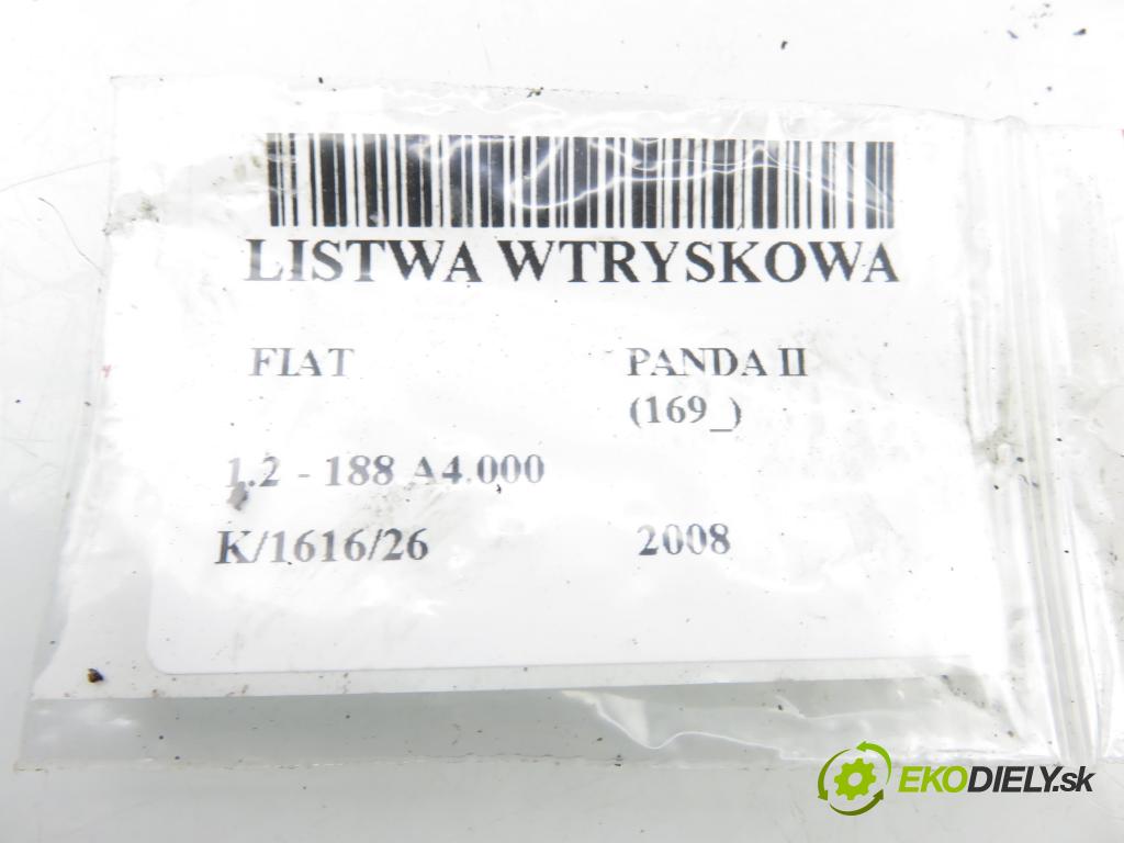 FIAT PANDA (169_) HB 2008 44,00 1.2 60 - 188 A4.000 1242,00 lišta vstřikovací IWP095 ; 3219018301 (Vstřikovací lišta)