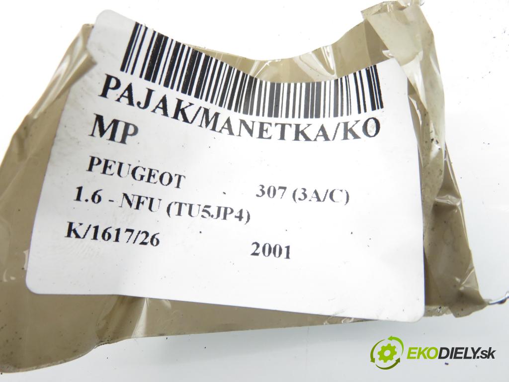 PEUGEOT 307 (3A/C) HB 2001 81,00 1.6 - NFU (TU5JP4) 1587,00 PAKA/ŘAZENÍ/SADA: 96605687XT