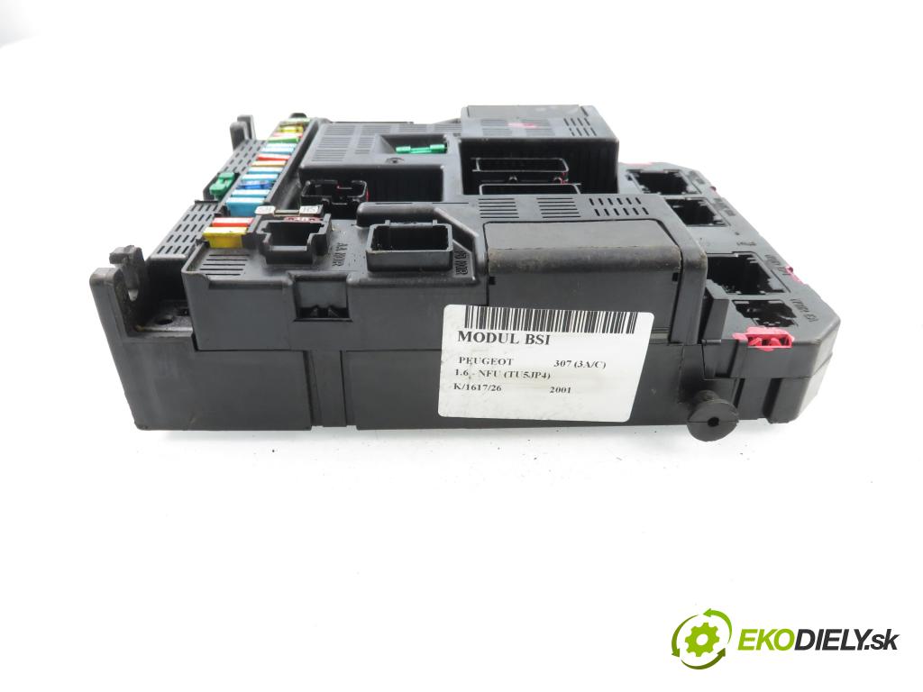 PEUGEOT 307 (3A/C) HB 2001 81,00 1.6 - NFU (TU5JP4) 1587,00 MODUL BSI 9636760580E ; 9644098380