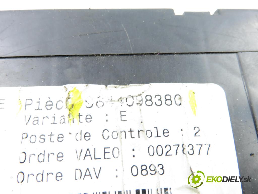 PEUGEOT 307 (3A/C) HB 2001 81,00 1.6 - NFU (TU5JP4) 1587,00 MODUL BSI 9636760580E ; 9644098380