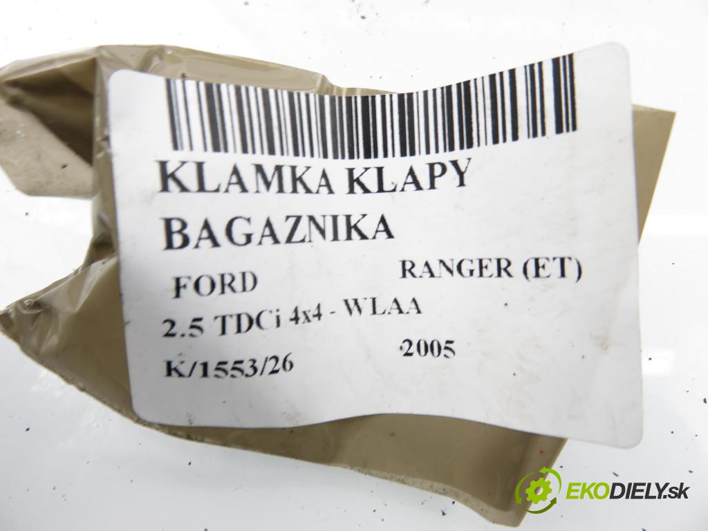 FORD RANGER (ET) PICK-UP 2005 105,00 2.5 TDCi 4x4 - WLAA 2499,00 klika dveří kufr