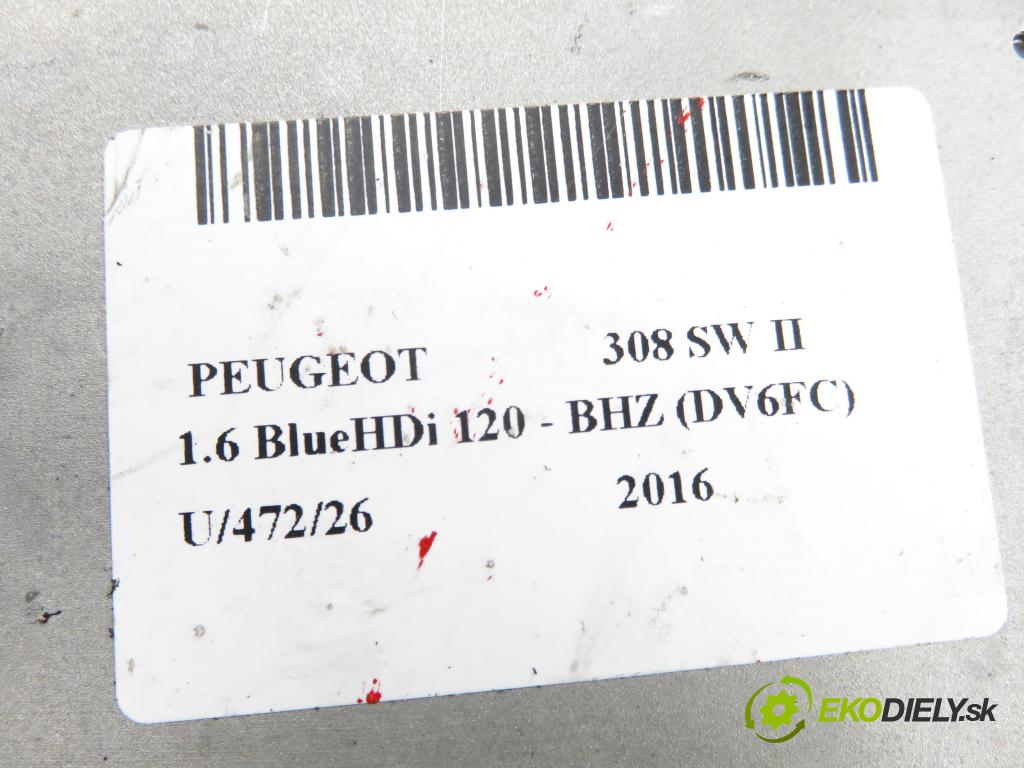 PEUGEOT 308 SW II KOMBI 2016 88,00 1.6 BlueHDi 120 - BHZ (DV6FC) 1560,00 KONVERTOR ČAS 9806619180