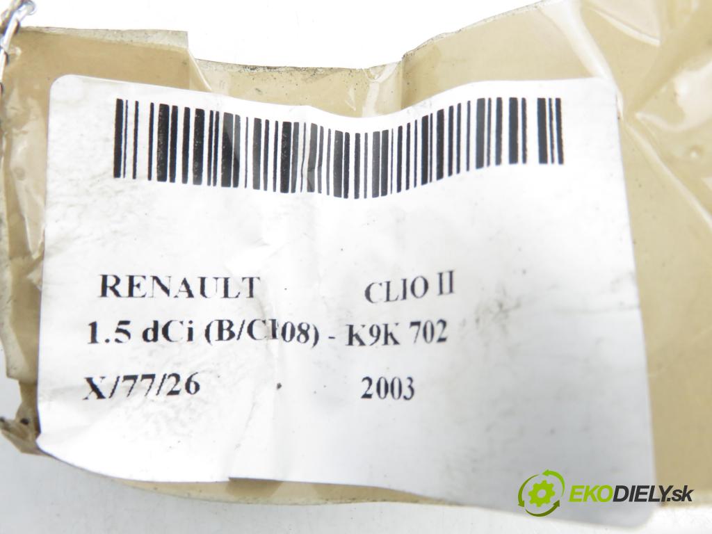 RENAULT CLIO II (BB_, CB_) HB 2003 60,00 1.5 dCi (B/CB08) - K9K 702 1461,00 RELÉ: SWIEC: 7700115078