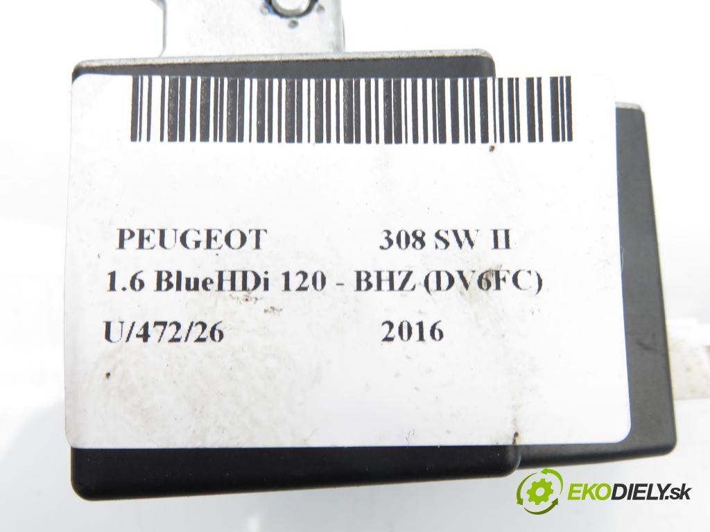 PEUGEOT 308 SW II KOMBI 2016 88,00 1.6 BlueHDi 120 - BHZ (DV6FC) 1560,00 blokáda tyče volantu 9815905380