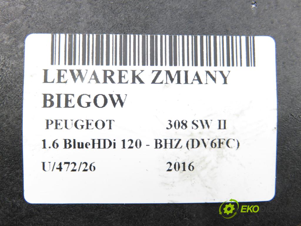 PEUGEOT 308 SW II KOMBI 2016 88,00 1.6 BlueHDi 120 - BHZ (DV6FC) 1560,00 ZVEDÁK: 9802245880