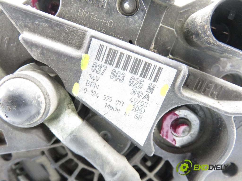SKODA FABIA I Combi (6Y5) KOMBI 2006 55,00 1.4 16V - BKY 1390,00 Alternátor 037903025M ; 0124325013 (Alternátor)